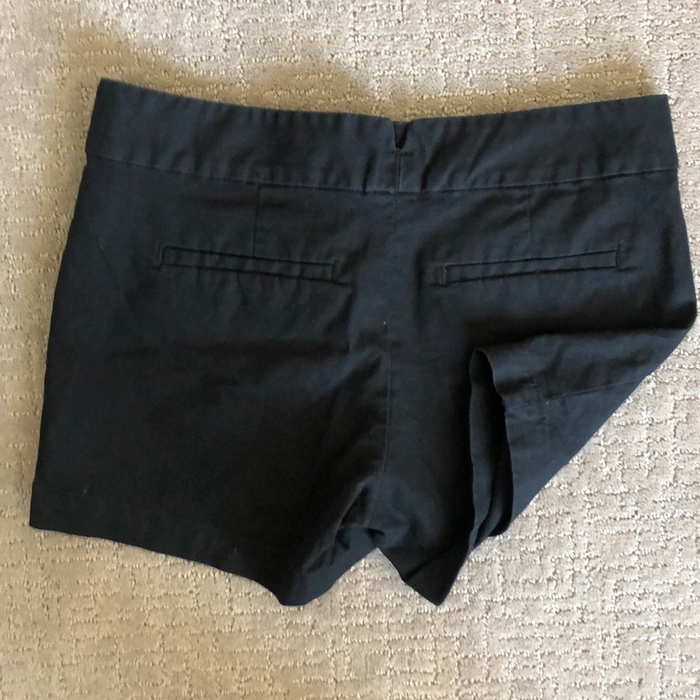 Banana Republic Black Cotton Shorts Size 4 - Picture 5 of 5